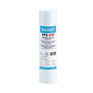 კარტრიჯი პოლიპროპილენის ცხელი წყლისთვის Ecosoft 2,5”x10”5მკმ (CPV2510HWECO)